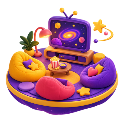 Ilustração do espaço da família
